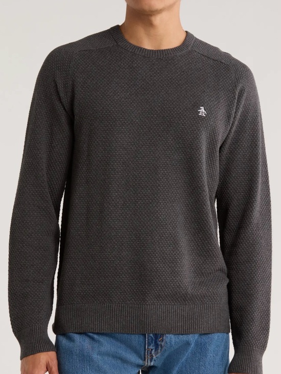 Original Penguin Other - Original Penguin Men's Charcoal Crewneck Sweater - Size: L